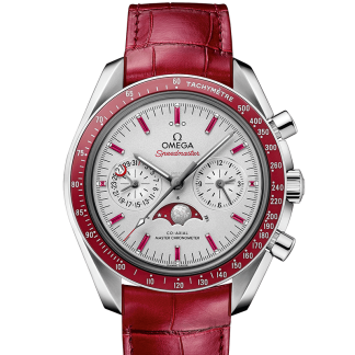 Omega Speedmaster Platinum Chronograph Watch 304.93.44.52.99.002